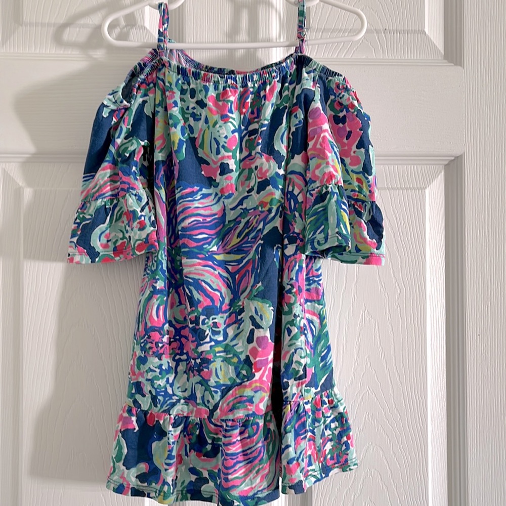 Lilly Pulitzer Girls off the shoulder top
